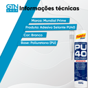 Ver imagem 4 de Adesivo Selante PU40 Branco Mundial Prime