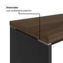 Ver imagem 5 de Mesa em L Escrivaninha 1,20 m X 1,50 m Escritório F5 Office Cor:Málaga com Preto