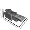 Ver imagem 3 de Poltrona do Papai Retrátil e Reclinável Madri Bordo