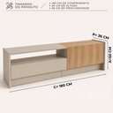 Ver imagem 5 de Rack Module com Prateleira e Basculante 180cm Byhouse