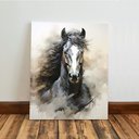 Ver imagem 4 de Kit 3 Quadro Decorativo Cavalo Branco Animal Placa Equino 40x28cm