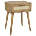 Ver imagem 1 de Mesa de Cabeceira Retrô - Madeira Mettamobili