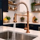 Ver mais imagens de Torneira de Cozinha Gourmet de Bancada 360° Cromada Rose Gold Inox 304 Brinovar