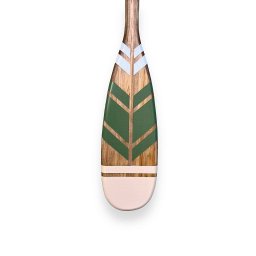 Remo Decorativo Verde e Bege 55 Cm Decoração de Parede em Madeira para Casa de Praia - 4