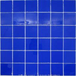 Pastilha de Vidro para Piscina Banheiro Azul Grande 30x30x4.8cm - 1