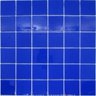 Pastilha de Vidro para Piscina Banheiro Azul Grande 30x30x4.8cm - 1