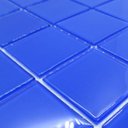 Ver imagem 2 de Pastilha de Vidro para Piscina Banheiro Azul Grande 30x30x4.8cm