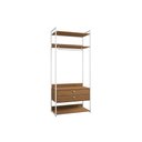 Ver imagem 2 de Guarda Roupa Modulado 2 Gavetas LI047 Kappesberg Branco