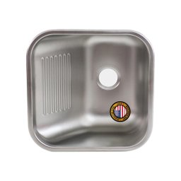 Tanque As Inox 304 Fosco 40x40 Medio Sobrepor e Embutir 25l - 4
