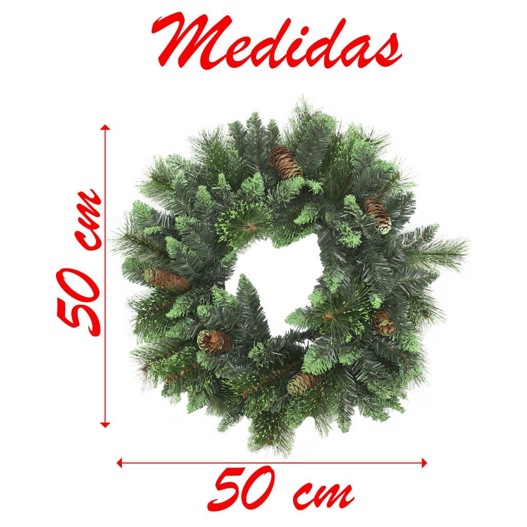 Comprar Guirlanda Natalina Papai Noel Rosa e Azul com Led 50cm - a