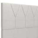 Ver imagem 5 de Cabeceira Cama Box Casal 140cm Aura Linho W01 Champanhe - Mpozenato