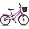 Bicicleta Infantil Aro 16 South Nininha Cesto e Paralama Meninas - Roxo Roxo - 1