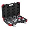Jogo de Soquetes Sextavados de 10 À 32 Mm com Encaixe de 1/2" 24 Peças - Gedore Red 3300055 - 1