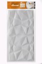 Ver imagem 2 de Placa Adesiva 3D Paris Branco 70cm x 70cm Plavidecor - Alto Relevo