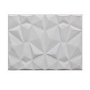 Ver imagem 1 de Placa Adesiva 3D Paris Branco 70cm x 70cm Plavidecor - Alto Relevo