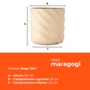Ver imagem 3 de Vaso Maragogi Bege 35 Terrano