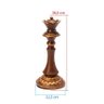 Rainha Peça do Xadrez Decorativa em Resina 30 Cm Marrom - 2