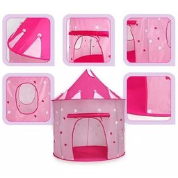 Barraca Castelo Das Princesas Infantil Menina Dobravel Grande Tenda Crianças - 11