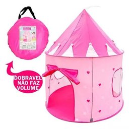 Barraca Castelo Das Princesas Infantil Menina Dobravel Grande Tenda Crianças - 6