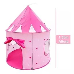 Barraca Castelo Das Princesas Infantil Menina Dobravel Grande Tenda Crianças - 5