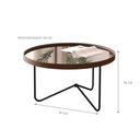Ver imagem 3 de Mesa de Centro Bucareste Castanho Preto