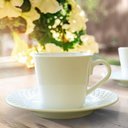 Ver imagem 2 de Conjunto Xícara e Pires Café 70ml Porcelana Decorada Tramont