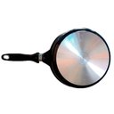 Ver imagem 4 de Frigideira Funda Alumínio Fundido Nº 24 Tampa de Vidro Grafite Cava