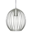 Ver imagem 3 de Lustre Pendente Esfera Bola Cromado 18x19 cm Sala Quarto