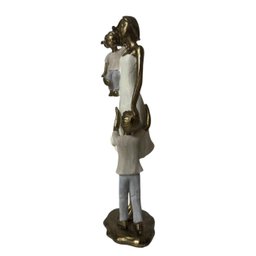 Estatua Escultura Amor Dia Das Mães Mãe e Dois Filhos - 7