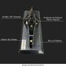 Miniatura Decorativa Mesa/Parede Carenagem Carro F1 98T Snn G53 - Gran Belo - 3