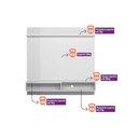 Ver imagem 4 de Painel Sala Estar p/ TV 55 pol Alvorada 133cm Canela/Off Linea