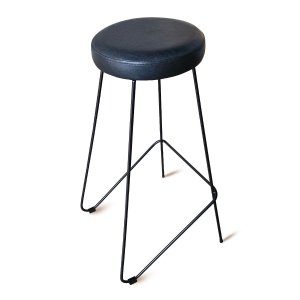 Kit 2 Banquetas Altas para Cozinha Bar Balcão Bistrô Lila:preto