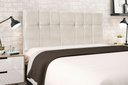 Ver imagem 1 de Cabeceira Casal Queen Jbe Moveis Opala 164cm Bege Para Cama Box 158cm Decoração Quarto
