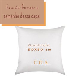 Capa Almofada Linho Cru Drapeada 50x50 - 2
