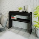 Ver imagem 2 de Buffet Aparador 1 Prateleira 100 Cm Preto Arly