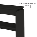 Ver imagem 5 de Buffet Aparador 1 Prateleira 100 Cm Preto Arly