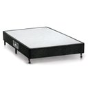 Ver imagem 1 de Cama Box Base Universal Casal Lux Chenille Black (138x188x23) - Castor