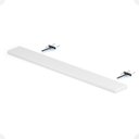 Ver imagem 6 de Prateleira Suporte Embutido 120x14x3cm Branca Conceito