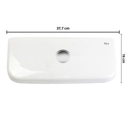 Tampa para Caixa Acoplada Gap Branco Matte Roca - 2