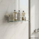 Ver imagem 2 de Porta Shampoo para Banheiro Axiom 25181 Meber - Cromado