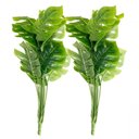Ver imagem 1 de Kit 6 Ramo Planta Artificial Costela de Adão Decoração 43cm