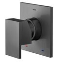 Ver imagem 1 de Acabamento Monocomando para Chuveiro e Ducha Higiênica 3/4 New Edge/Mínima Grafite Escovado -