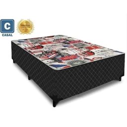 Cama Box Conjugado Casal Mestre Espuma 10cm - 2