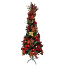 Ver imagem 1 de Árvore de Natal Decorada Luxo Completa Lindissima 1,50m