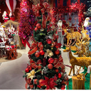 Ver imagem 3 de Árvore de Natal Decorada Luxo Completa Lindissima 1,50m