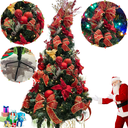 Ver imagem 2 de Árvore de Natal Decorada Luxo Completa Lindissima 1,50m