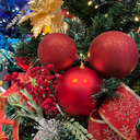 Ver imagem 4 de Árvore de Natal Decorada Luxo Completa Lindissima 1,50m