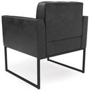 Ver imagem 7 de Poltrona Base Industrial Preto Kit 2 Ana Sintético Pu Preto - Ibiza