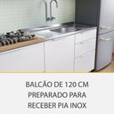 Ver imagem 7 de Cozinha Modulada 5 Peças 4 Portas 4 Gavetas Ripado Marquesa 100 Mdf