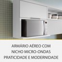 Ver imagem 4 de Cozinha Modulada 5 Peças 4 Portas 4 Gavetas Ripado Marquesa 100 Mdf